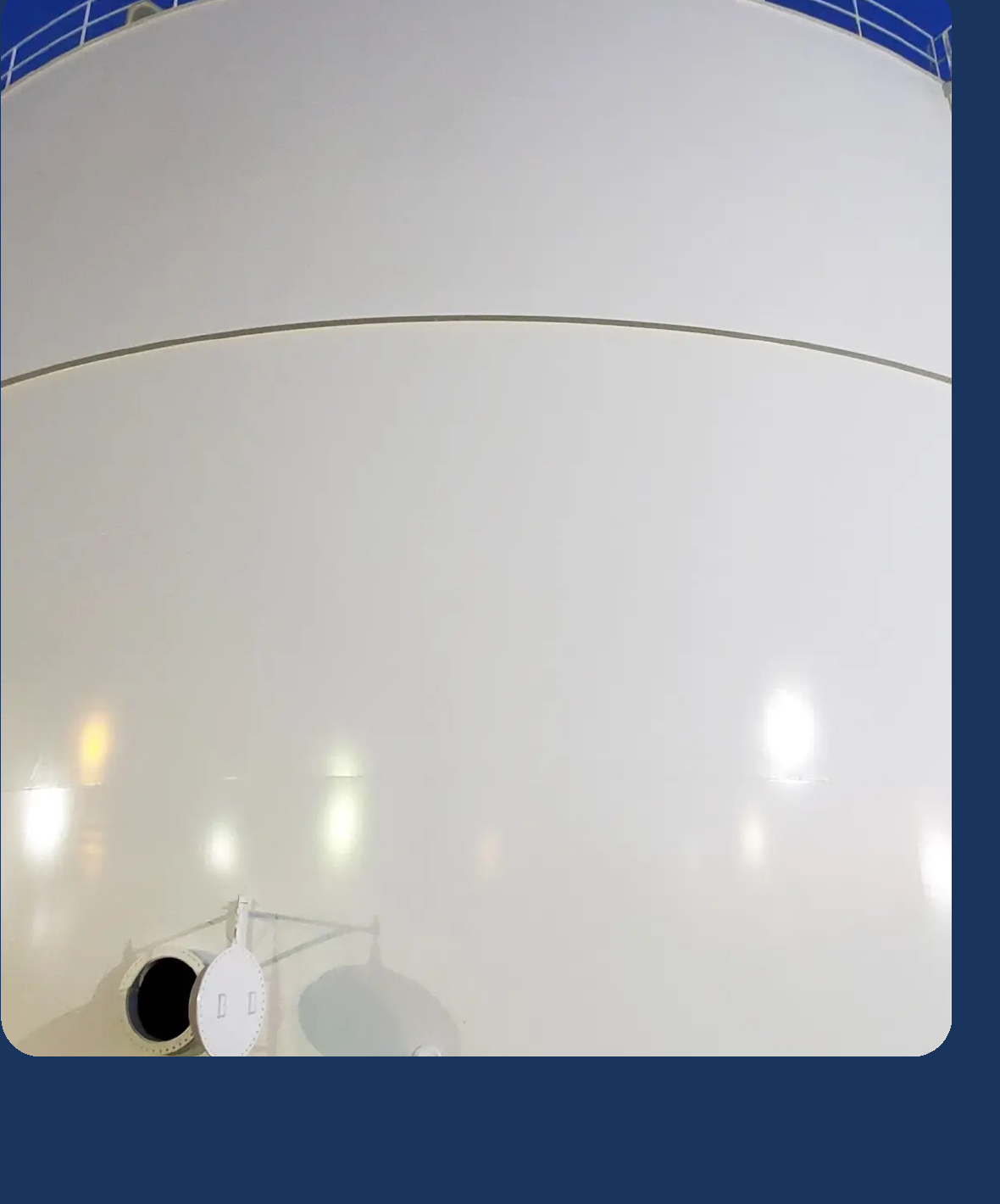 Pintura e proteção de tanque industrial